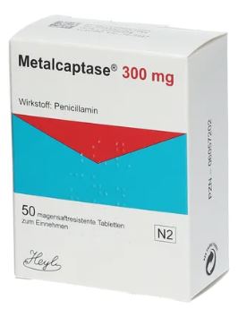  () / METALCAPTASE (Penicillamine)