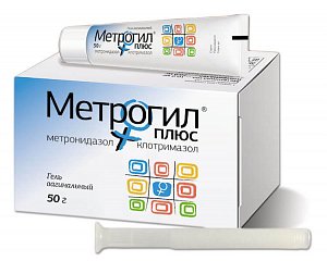     (  ) / METROGYL Plus vaginal gel (Metronidazole, Clotrimazole)