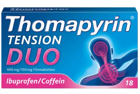    (  ) / THOMAPYRIN Tension Duo (ibuprofen and caffeine)