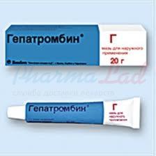    / HEPATROMBIN G ointment