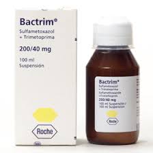  (+) / BACTRIM (sulfamethoxazole+trimethoprim)