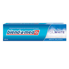   BLEND-A-MED 3D WHITE MEDIC DELICATE / ZUBNAYA PASTA BLEND-A-MED 3D WHITE MEDIC DELICATE