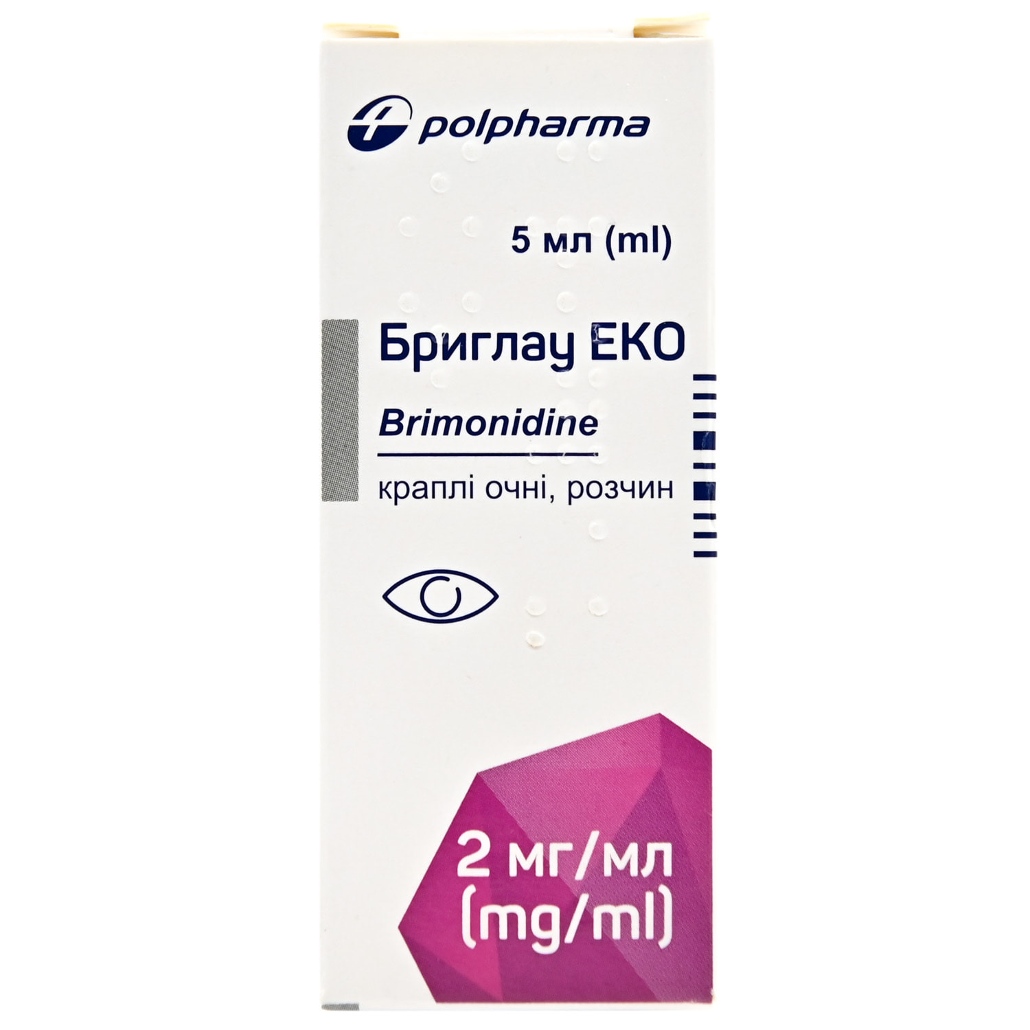 БРИГЛАУ ЭКО глазные капли (Бримонидин) / BRIGLAU ECO (Brimonidine)