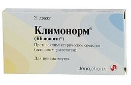 КЛИМОНОРМ (эстрадиола валерат+левоноргестрел) / KLIMONORM (estradiol valerate+levonorgestrel)