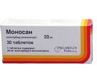 МОНОСАН (Изосорбида мононитрат) / MONOSAN (Isosorbide mononitrate)