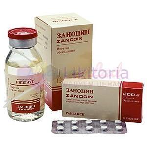 ЗАНОЦИН (офлоксацин) / ZANOCIN (ofloxacin)
