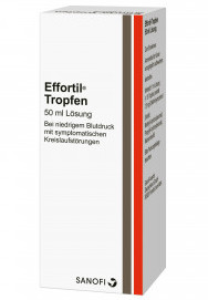 ЕФОРТИЛ, ЭФФОРТИЛ (Этилэфрин) / EFFORTIL (Etilefrine)