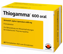 ТИОГАММА (Кислота тиоктовая) / THIOGAMMA (Lipoic acid)