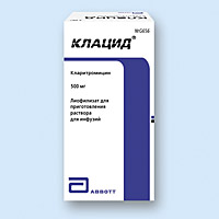 КЛАЦИД (Кларитромицин) / KLACID (Clarithromycin)