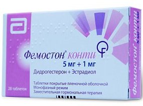 ФЕМОСТОН КОНТИ (Дидрогестерон и эстроген) / FEMOSTON CONTI