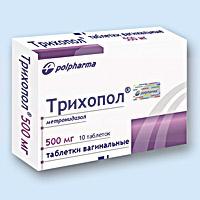 ТРИХОПОЛ таблетки вагинальные (Метронидазол) / TRICHOPOL
