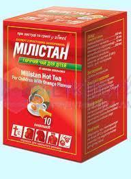МИЛИСТАН горячий чай для детей со вкусом апельсина / MILISTAN hot tea for children with orange