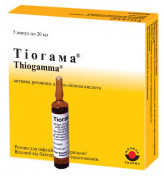 ТИОГАММА (Кислота тиоктовая) / THIOGAMMA (Lipoic acid)