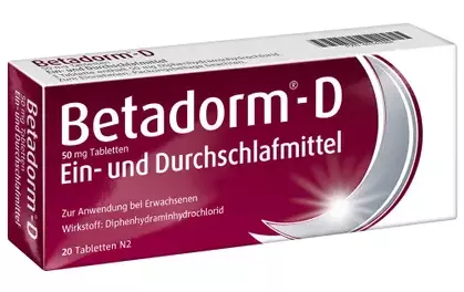 БЕТАДОРМ-Д (Дифенгидрамин) / BETADORM-D (Diphenhydramine)