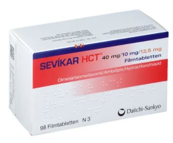 СЕВИКАР HCT (Олмесартана медоксомил) / SEVIKAR HCT (Olmesartan medoxomil)