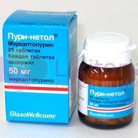 ПУРИ-НЕТОЛ (меркаптопурин) / PURI-NETHOL (mercaptopurine)