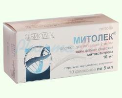 МИТОЛЕК (митоксантрон) / MITOLEK (mitoxantrone)