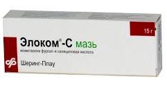 ЭЛОКОМ-С (салициловая кислота+мометазон) / ELOCOM-S (salicylic acid+mometasone)