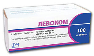 ЛЕВОКОМ (Леводопа + Карбидопа) / LEVOCOM (Levodopa + Carbidopa)