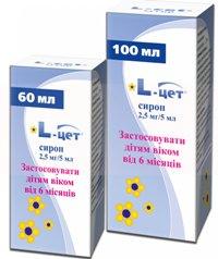L-ЦЕТ (левоцетиризин) / L-СET (levocetirizine)