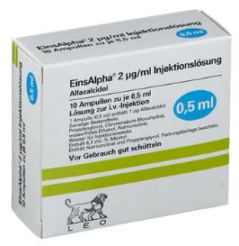 ЭЙНСАЛЬФА раствор для инъекций (Альфакальцидол) / EINSALPHA (Alfacalcidol)
