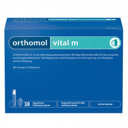     +  / ORTHOMOL Vital M drinking bottle + capsules