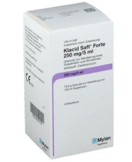 КЛАЦИД Сок форте (Кларитромицин) / KLACID Juice forte (Clarithromycin)