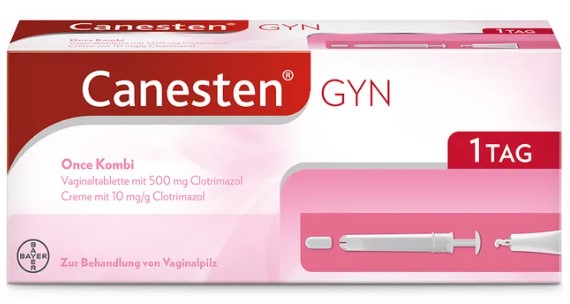        () / CANESTEN GYN for the treatment of vaginal thrush (Clotrimazole)