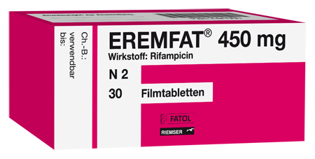 ЭРЕМФАТ таблетки (Рифампицин) / EREMFAT tablets (Rifampicin)