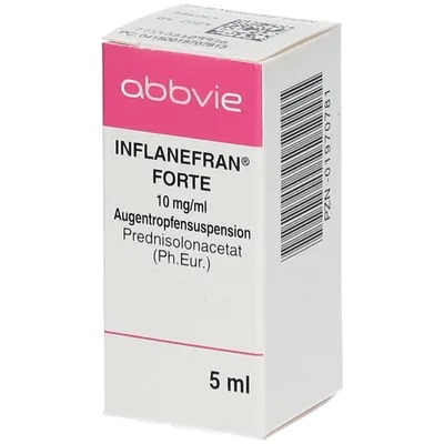     () / INFLANEFRAN FORTE eye drops (Prednisolone acetate)