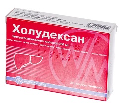 ХОЛУДЕКСАН (урсодезоксихолевая кислота) / HOLUDEKSAN (ursodeoxycholic acid)
