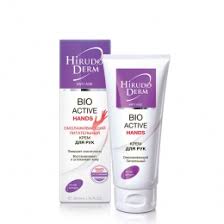      BIO ACTIVE HANDS  HIRUDO DERM ANTI AGE / KREM DLYA RUK OMOLAZHIVAYUSHCHIY PITATELNIY BIO ACTIVE HANDS serii HIRUDO DERM ANTI AGE