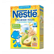          / KASHA SUHAYA MOLOCHNAYA OVSYANAYA S KUSOCHKAMI GRUSHI tm NESTLE