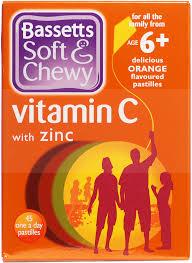 БАССЕТТС витамин C + цинк / BASSETTS Vitamin C + Zinc