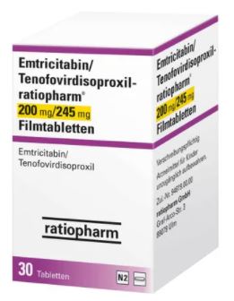 Эмтрицитабин и тенофовир ратиофарм / Emtricitabine and Tenofovir disoproxil ratiopharm