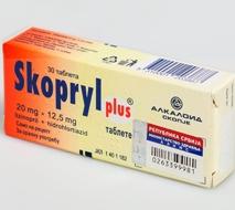 СКОПРИЛ ПЛЮС (гидрохлоротиазид+лизиноприл) / SKOPRIL PLYUS (hydrochlorothiazide+lisinopril)