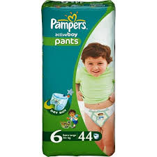   PAMPERS ACTIVE BOY PANTS / PODGUZNIKI DETSKIE PAMPERS ACTIVE BOY PANTS