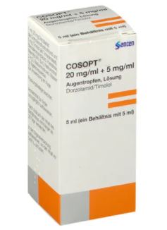 КОСОПТ (Дорзоламид + Тимолол) / COSOPT (Dorzolamide + Timolol)