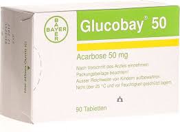 ГЛЮКОБАЙ (акарбоза) / GLUCOBAY (acarbose)