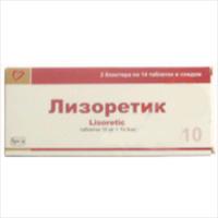  (+) / LISORETIC (hydrochlorothiazide+lisinopril)