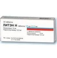   (+) / LITEN H (hydrochlorothiazide+lisinopril)