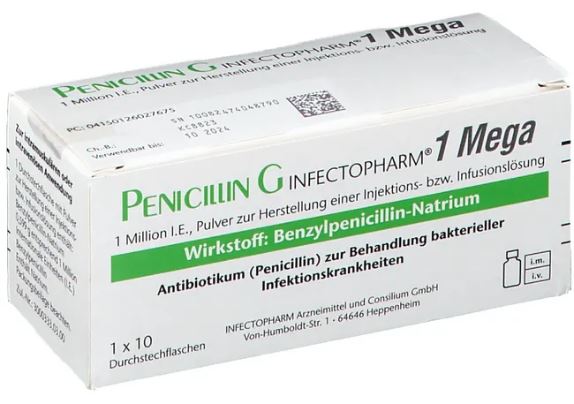  G ( ) / PENICILLIN G InfectoPharm 1 Mega (benzylpenicillin benzathine)