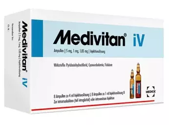  iV (++ ) / MEDIVITAN iV (cyanocobalamin+pyridoxine+folic acid) 