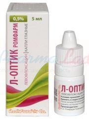 -  () / L-OPTIC ROMPHARM (levofloxacin)