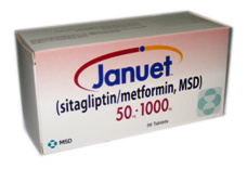  (+) / JANUET (metformin+sitagliptin)