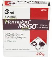 ХУМАЛОГ МИКС 50 (инсулин лиспро) / HUMALOG MIX 50 (insulin lispro)