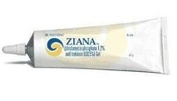  ( +) / ZIANA (clindamycin phosphate+tretinoin)